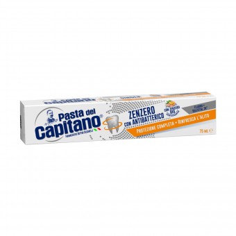 PASTA DEL CAPITANO ZENZERO BIO CON ANTIBATTERICO 75 ML , DENTIFRICI, S151712, 71805