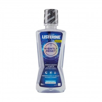 LISTERINE COLLUTORIO NIGHTLY RESET AGISCE DURATE LA NOTTE GUSTO DELICATO MINT 400 ML, COLLUTORI, S151563, 71838