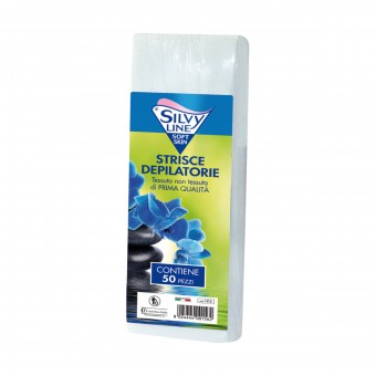 SILVY LINE STRISCE DEPILATORIE TESSUTO NON TESSUTO 50 PEZZI, STRISCE DEPILATORIE, S151518, 71859