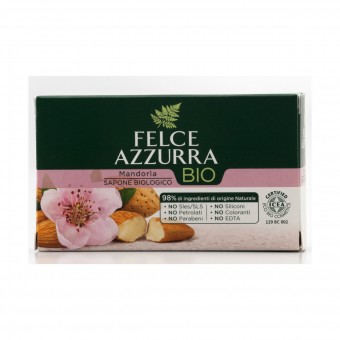 FELCE AZZURRA SAPONETTA BIO SAPONE 125gr PROF.MANDORLA, SAPONI, S151215, 71928