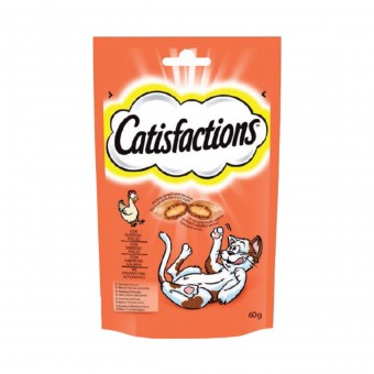 CATISFACTIONS CON GUSTOSO POLLO BUSTA 60 Grammi Alimento per Gatti , NUTRIZIONE, S128588, 71975