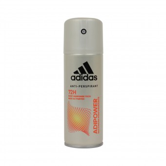 ADIDAS DEODORANTE SPRAY 72H ANTI-PERSPIRANT ADIPOWER 150 ML, DEODORANTI ANTIODORE PER PERSONA, S150915, 72065
