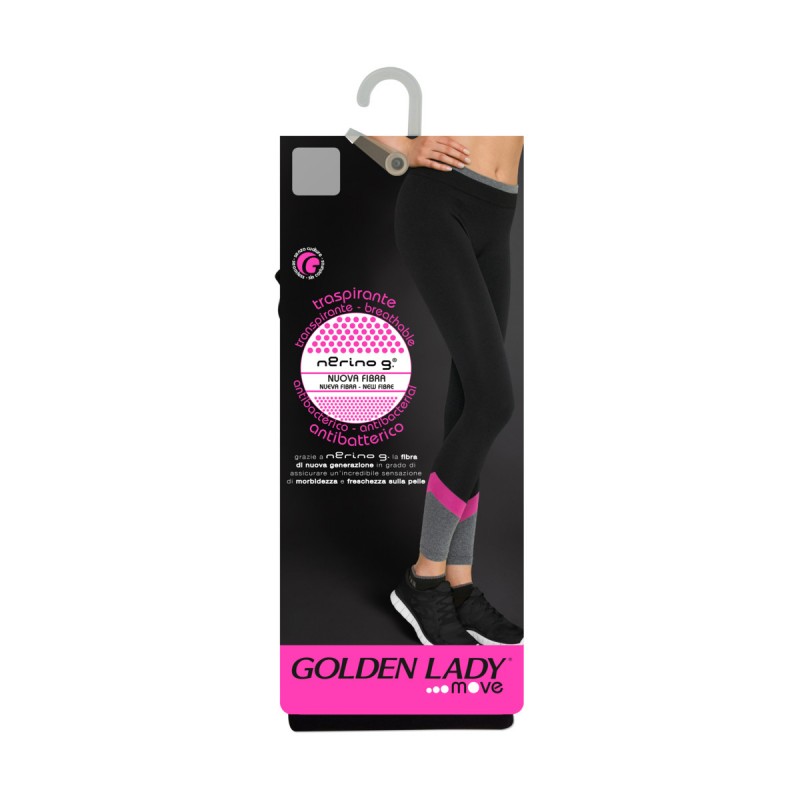 GOLDEN LADY MOVE LEGGINGS POWER NERO TAGLIA L | PiùMe