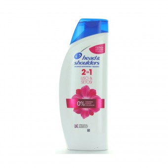 HEAD & SHOULDERS SHAMPOO 2in1 3 ACTION ANTIFORFORA LISCI & SETOSI 540 ML , SHAMPOO, S150585, 72156