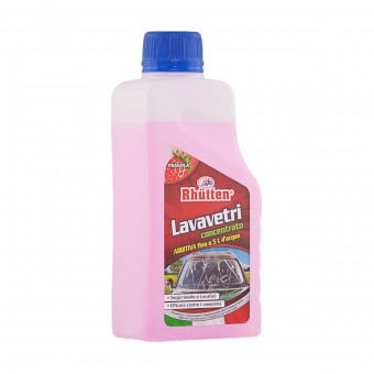 RHUTTEN LAVAVETRI CONCENTRATO ADDITIVA FINO A 5 LITRI D'ACQUA PROFUMATO ALLA FRAGOLA 250 ML , CURA E DETERGENZA AUTO, S150570, 72170