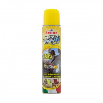 RHUTTEN PULITORE TESSUTI AUTO E CASA CON SPAZZOLA SPRAY 400 ML , CURA E DETERGENZA AUTO, S150563, 72177