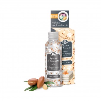 TESORI D'ORIENTE PROFUMO PER BIANCHERIA BUCATO LAVATRICE AMBRA & ARGAN 100 ML, TRATTAMENTO BUCATO, S149705, 72301