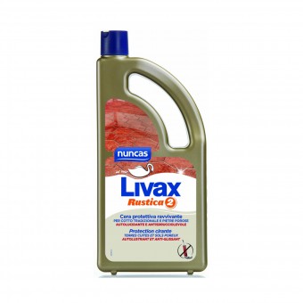 NUNCAS LIVAX CERA RUSTICA 2 PER COTTO E PIETRE POROSE AUTOLUCIDANTE 1 LT , CERA PAVIMENTI E DECERANTI, S013502, 7234