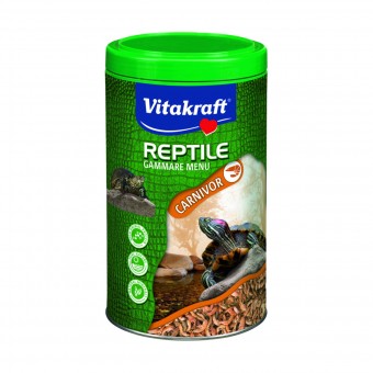 VITAKRAFT REPTILE MENU GAMMARE CARNIVOR PER TARTARUGHE BARATTOLO 250 ML, ALTRI ANIMALI, S149409, 72353