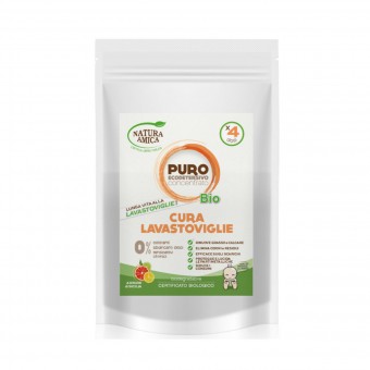 NATURA AMICA PURO ECODETERSIVO CURA LAVASTOVIGLIE POLVERE BUSTA 100 grammi, LAVASTOVIGLIE, S149307, 72405