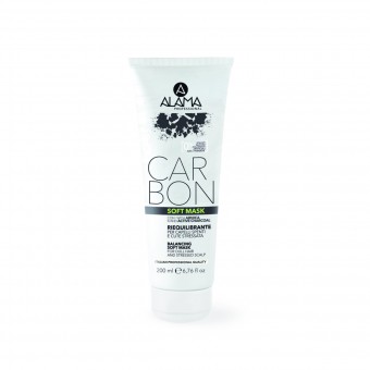 ALAMA CARBON SOFT MASK RIEQUILIBRANTE PER CAPELLI SPENT E STRESSATI 200 ML, DOPO SHAMPOO, S148724, 72588