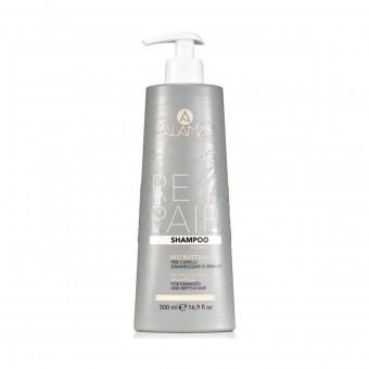 ALAMA REPAIR SHAMPOO RISTRUTTURANTE PER CAPELLI DANNEGGIATI E SFIBRATI 500 ML , FISSATIVI, S148282, 72729