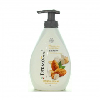 DERMOMED CREMA DI SAPONE LIQUIDO MANI DISPENSER KARITE' E MANDORLA 300 ML, SAPONI, S148241, 72808