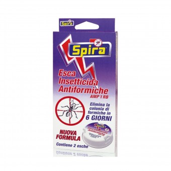 SPIRA INSETTICIDA ESCA FORMICHE 2 SCATOLINE DURATA 6 GIORNI , INSETTICIDI STRISCIANTI, S147977, 72886