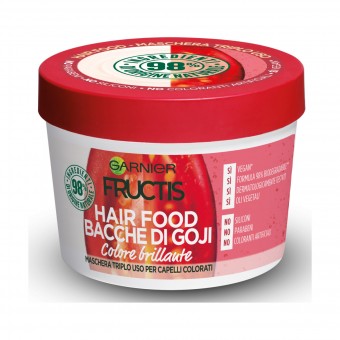 FRUCTIS MASCHERA CAPELLI HAIR FOOD GOJI 390 ML , DOPO SHAMPOO, S147362, 73209
