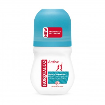 BOROTALCO DEO ROLL-ON ACTIVE ODOR CONVERTER PROFUMO DI SALI MINERALI 50 ML, DEODORANTI ANTIODORE PER PERSONA, S146742, 73249
