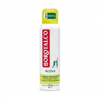 BOROTALCO DEODORANTE SPRAY ACTIVE CON ODOR CONVERTER PROFUMO DI CEDRO E LIME , DEODORANTI ANTIODORE PER PERSONA, S146731, 73259