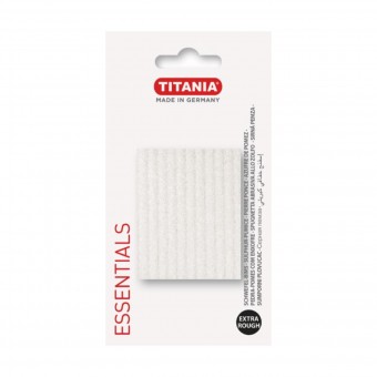 TITANIA ESSENTIALS SPUGNETTA ABRASIVA BIANCA EXTRA FORTE IGIENE PIEDI, ACCESSORI IGIENE PERSONALE, S146698, 73274