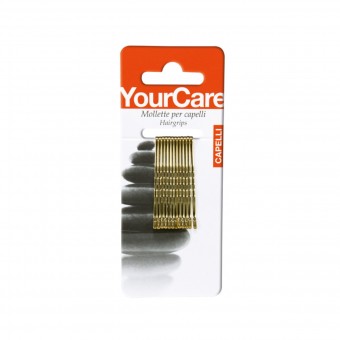 YOURCARE 2"BLISTER 12 MOLLETTE PER CAPELLI COLORE BIONDO , ACCESSORI CAPELLI, S146693, 73278
