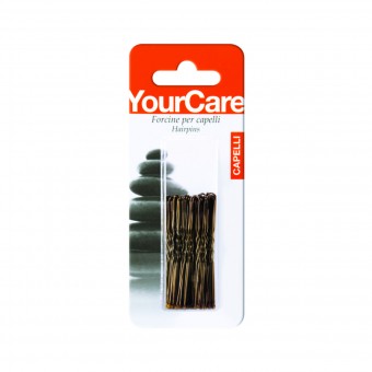 YOURCARE 2" BLISTER 50 FORCINE CON GOCCIA INVISIBILE PER CAPELLI COLORE CASTANO , ACCESSORI CAPELLI, S146686, 73286