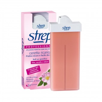 STREP CERETTA RICARICA ROLL VISO - ASCELLE - BIKINI CON OLIO DI ROSA MOSQUETA E BIOSSIDO DI TITANIO 100 ML , CERE DEPILATORIE, S146479, 73316