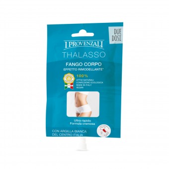 I PROVENZALI THALASSO FANGO CORPO CON ARGILLA BIANCA BUSTA 2 DOSI 80 ML, TRATTAMENTO CORPO, S145451, 73449