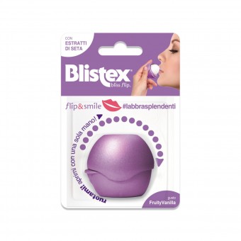 BLISTEX FLIP & SMILE LABBRA SPLENDENTI GUSTO FRUITY VANILLA 7g, PROTETTIVI LABBRA, S144891, 73582