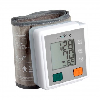 INNOLIVING MISURATORE PRESSIONE DIGITALE DA POLSO GARANZIA 5 ANNI, DIAGNOSTICA, S144585, 73711