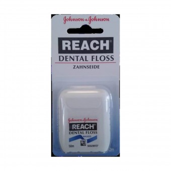 JOHNSON & JOHNSON REACH DENTAL FLOSS FILO INTERDENTALE CERATO 50 MT, ACCESSORI PULIZIA DENTI, S144483, 73742