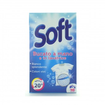 SOFT DETERSIVO BUCATO A MANO 10 LAVAGGI 500 grammi, BUCATO A MANO, S143641, 74023