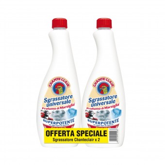 CHANTECLAIR SGRASSATORE RICARICA MARSIGLIA 625 ML x 2 PEZZI, SGRASSATORI/PICCOLE SUPERFICI, S129057, 74075