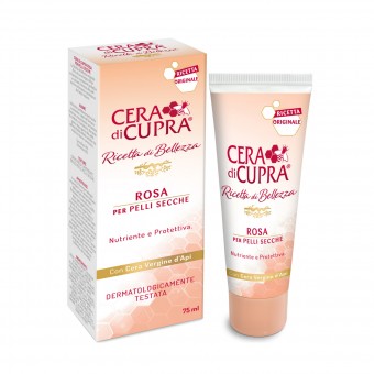 CERA DI CUPRA RICETTA DI BELLEZZA CREMA ROSA PER PELLI SECCHE TUBO 75 ML, CURA VISO DONNA, S142146, 74334