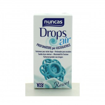 NUNCAS DROPS AIR RESORT PROFUMATORE PER ASCIUGATRICE DURA 20 LAVAGGI, TRATTAMENTO BUCATO, S141831, 74389