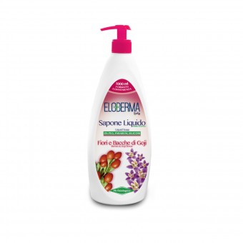 ELODERMA SAPONE LIQUIDO MANI FIORI E BACCHE DI GOJI 1000 ML, SAPONI, S141572, 74448