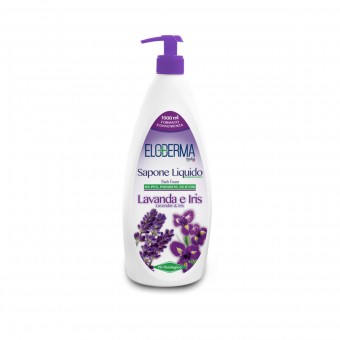 ELODERMA SAPONE LIQUIDO MANI LAVANDA E IRIS 1000 ML, SAPONI, S141559, 74449