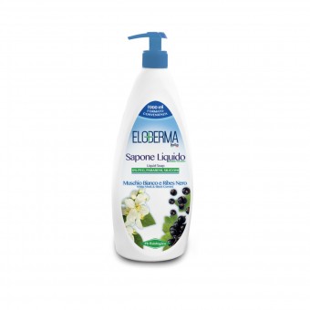 ELODERMA SAPONE LIQUIDO MANI MUSCHIO BIANCO E RIBES NERO 1000 ML, SAPONI, S141558, 74450