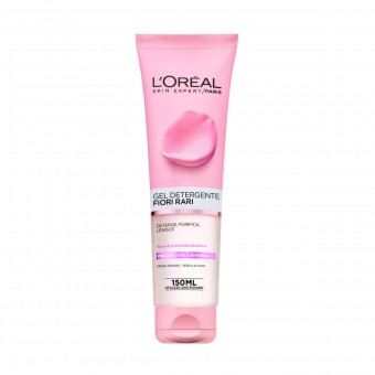 L'OREAL GEL DETERGENTE FIORI RARI PELLI SECCHE E SENSIBILI 150 ML , PULIZIA VISO DONNA, S140187, 74699