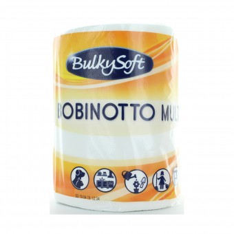 BULKYSOFT BOBINOTTO MULTIUSO SCIUGATUTTO 300 STRAPPI 2 VELI, ASCIUGAMANI E CARTA CASA, S139890, 74765