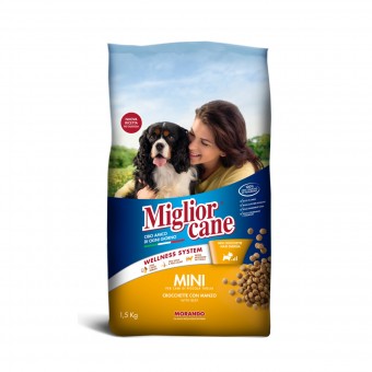 MIGLIOR CANE MINI CROCCHETTE CON MANZO SACCO 1,5 KG , NUTRIZIONE, S139117, 74866