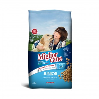 MIGLIOR CANE JUNIOR CROCCHETTE CON POLLO SACCO 1,5 KG , NUTRIZIONE, S139091, 74867