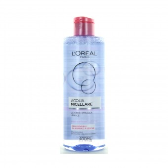 L'OREAL ACQUA MICELLARE PELLI SENSIBILI 400 ML , PULIZIA VISO DONNA, S137668, 75090
