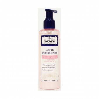 ROBERTS ACQUA ALLE ROSE LATTE DETERGENTE MICELLARE SENSITIVE 200 ML , PULIZIA VISO DONNA, S137643, 75117