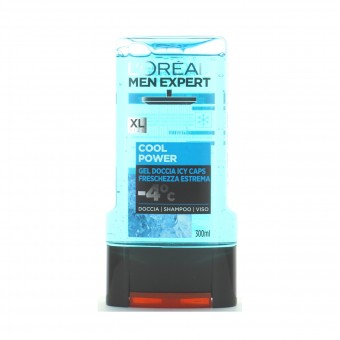 L'OREAL MEN EXPERT DOCCIASCHIUMA GEL COOL POWER 300 ML, BAGNO/DOCCIA SCHIUMA, S135822, 75470