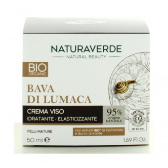NATURAVERDE BIO CREMA VISO INTENSIVA BAVA DI LUMACA 50 ML, CURA VISO DONNA, S135438, 75514