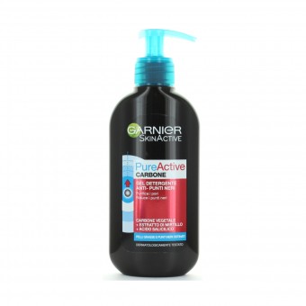 GARN.PURE ACTIVE INTENSIVE GEL DETERGENTE ANTI-PUNTI NERI 200 ML, PULIZIA VISO DONNA, S135342, 75529