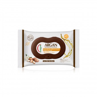 EQUILIBRA ARGAN 25 SALVIETTE STRUCANTI VISO-OCCHI, PULIZIA VISO DONNA, S134265, 75707