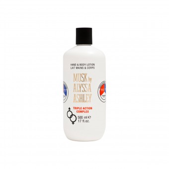 ALYSSA ASHLEY MUSK CREMA CORPO BODY LOTION LOTION TRIPLE ACTION COMPLEX 500 ML, TRATTAMENTO CORPO, S123499, 75773