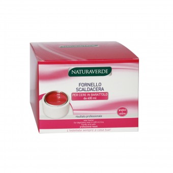 NATURAVERDE FORNELLO SCALDACERA PER BARATTOLO DA 400 ML , CERE DEPILATORIE, S133163, 75872