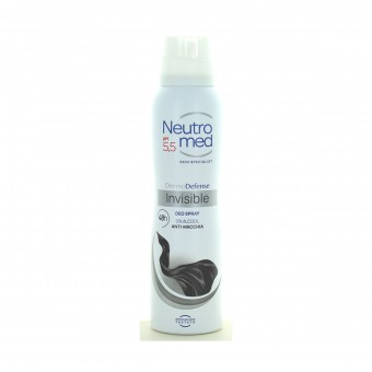 NEUTROMED DEODORANTE SPRAY DERMO DEFENSE 5 AZIONI INVISIBLE 48H 150 ML, DEODORANTI ANTIODORE PER PERSONA, S131023, 76087