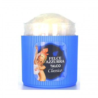 FELCE AZZURRA TALCO BARATTOLO+PIUMINO 250 GRAMMI, TALCO, S129587, 76227